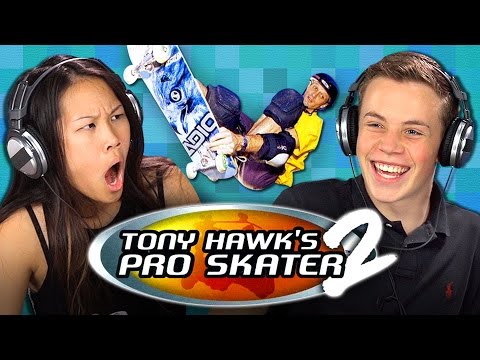 TONY HAWK PRO SKATER 2 (Teens React: Retro Gaming)