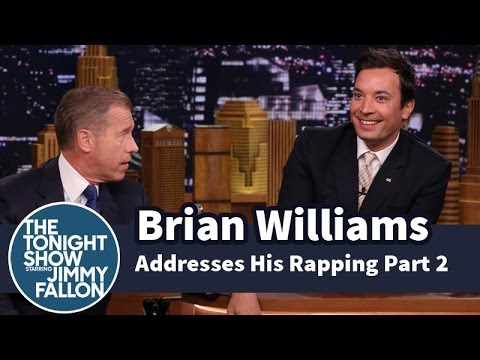 Brian Williams Addresses His Rapping -- Part 2