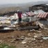 Child left homeless after demolition.