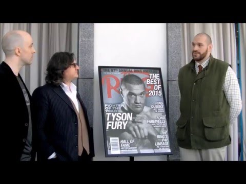 Tyson Fury receives Ring magazine heavyweight belt