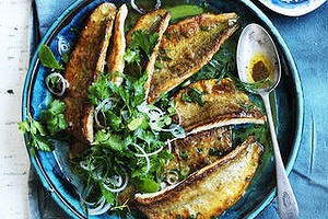 Pan-fried whiting