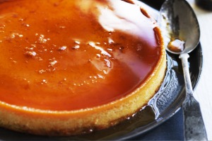 Sweet pumpkin flan.