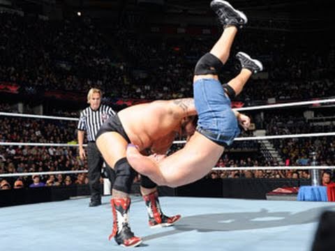 Raw: Randy Orton & John Cena vs. Husky Harris & Michael