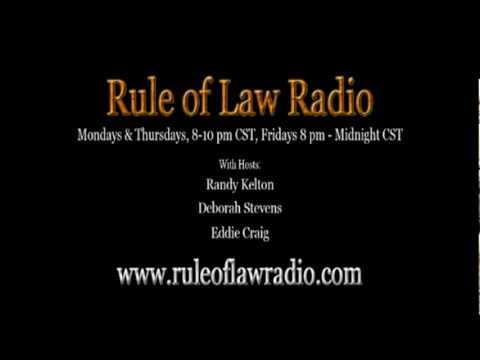 Rule of Law Radio  Eddie Teaches How To Talk to a Police Officer during a Traffic Stop