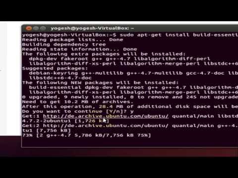 How to compile and run C program in ubuntu using gcc