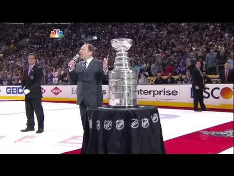 CBC - Los Angeles Kings Win The 2014 Stanley Cup. Alec Martinez Overtime Winner. (2OT) Part 1