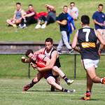 9-4-16. VAFA. Round one, 2016 Premier B season. AJAX defeated by Old Scotch. Photo: Peter Haskin