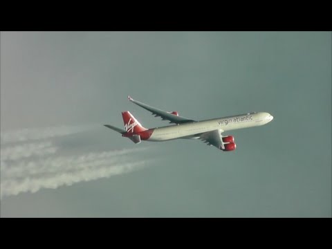 Mid-Atlantic Race!!! Virgin Atlantic A340 vs Norwegian 787 Dreamliner