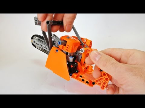 How to Build a Lego Technic Chainsaw