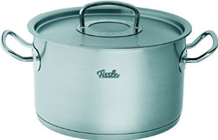 Fissler Original-Profi Collection® Kochtopf 16 cm - 2 l / rund / Edelstahl Kochtopf / Induktion mit Deckel - 084-123-16- 000/0