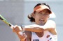 Power game: Japan's Miyu Kato on her way to winning the ACT Claycourt International.