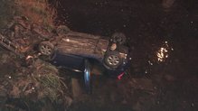 Two cars ended up in the River Liffey (Pic: @tallaghtambo)