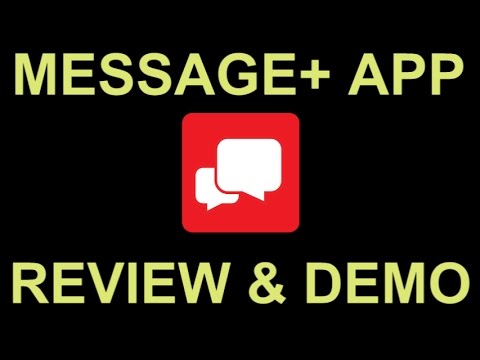 Verizon Messages SMS Text Messaging App with Tablet PC Sync - Review and Demo