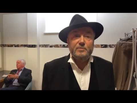 George Galloway on loyalist protests, Iraq, ISIS and more - Belfast Telegraph - 25th August 2014