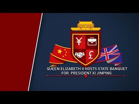 Queen Elizabeth II hosts state banquet for President Xi Jinping