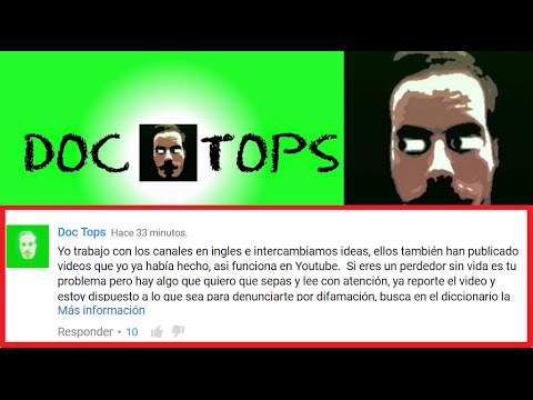 DOC TOPS ROBA SU CONTENIDO DE OTRO CANAL (TheRichest) Y AMENAZA A USUARIO QUE LO DESCUBRIÓ.