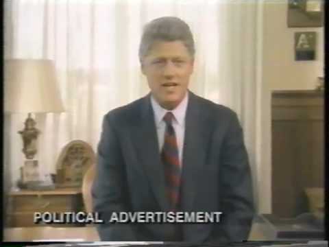 1992 Bill Clinton Campaign Ads (around October 1992)