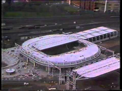 Melbourne Park Rod Laver Arena Construction 1987