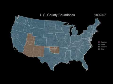 Territorial History of the USA: Every Month for 400 Years