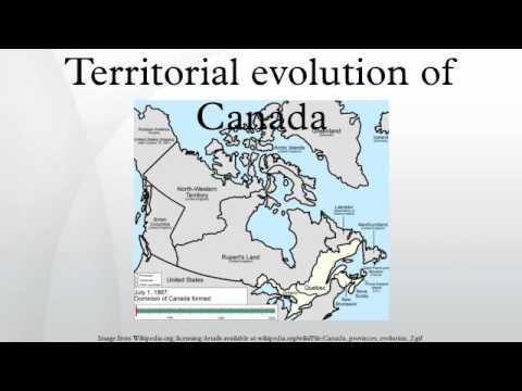 Territorial evolution of Canada