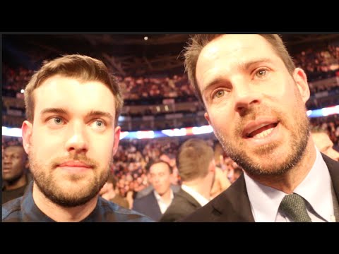 JACK WHITEHALL (WITH JAMIE REDKNAPP) - 'I WANT TO SEE ANTHONY JOSHUA KNOCK OUT TYSON FURY!'