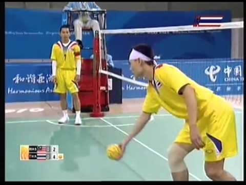 Thailandvs Malaysia (Gold Medal Match) Sepak Takraw 2010 Asian Games 1/6