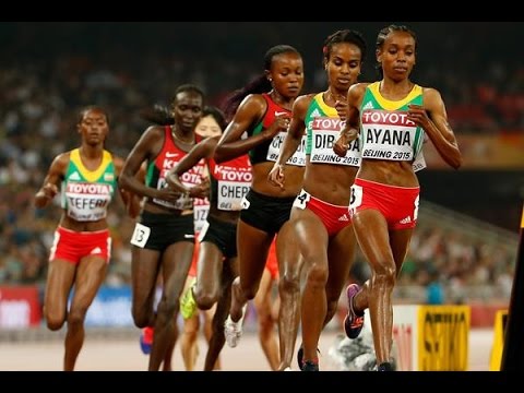 Almaz Ayana surprises everybody during women’s 5000m final – IAAF World Championships, Beijing 2015