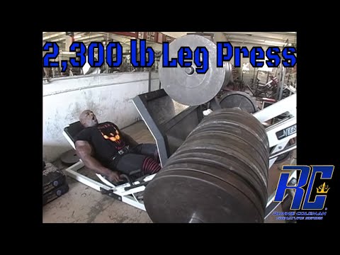 Ronnie Coleman - 2,300 lb leg press