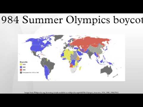 1984 Summer Olympics boycott