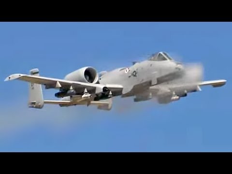 A-10 Thunderbolt II 30mm Cannon Live Fire