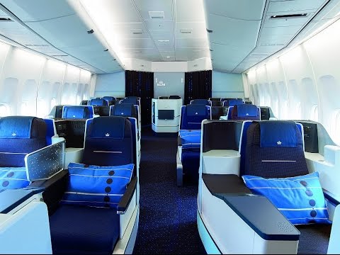 KLM NEW WORLD BUSINESS CLASS | NEW YORK-AMSTERDAM | B747