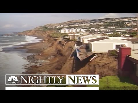 Cliffside Homes Near Collapse in California Due to El Niño Erosion | NBC Nightly News