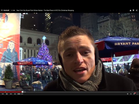 New York City Bryant Park Winter Village & Market - The Best Place in NYC For Christmas Shopping