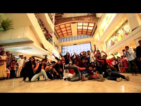 Flashmob 2k15 by GMRIT students at CMR central