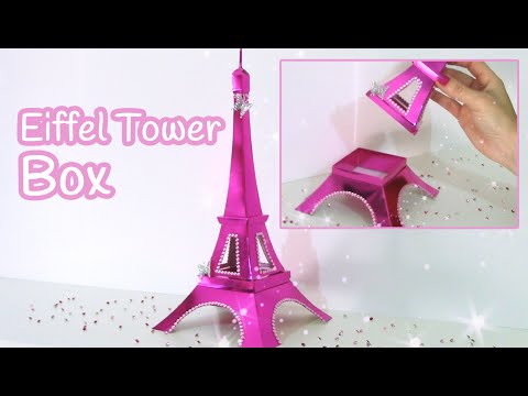 DIY crafts: Eiffel Tower BOX - Innova Crafts