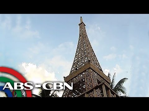 TV Patrol: Eiffel Tower na gawa sa kahoy, kawayan itinayo sa Romblon