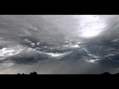 Undulatus asperatus clouds over Lincoln, NE