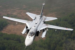 Sukhoi Su-24M of the Russian Air Force inflight