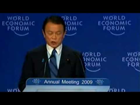 Davos Annual Meeting 2009 - Taro Aso, PM Japan