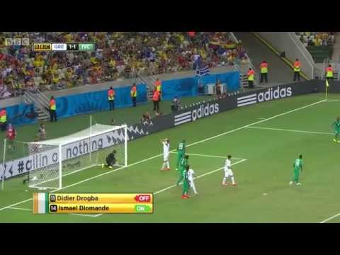 FIFA World Cup 2014- Greece vs Ivory Coast