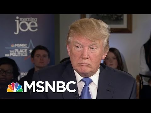 Donald Trump On Carson, Drug Use, American Jobs | Morning Joe | MSNBC