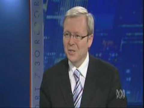 The 7.30 Report with Kevin Rudd