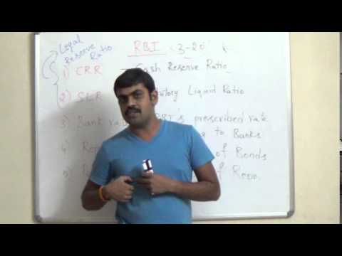 Basics of Economy - RBI and its functions CRR & SLR