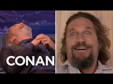 Jeff Bridges' Insane "Big Lebowski" Story  - CONAN on TBS