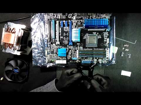 Установка Zalman CNPS10X Performa на материнскую плату ASUS M5A99X EVO R2 0 и AMD FX 8350