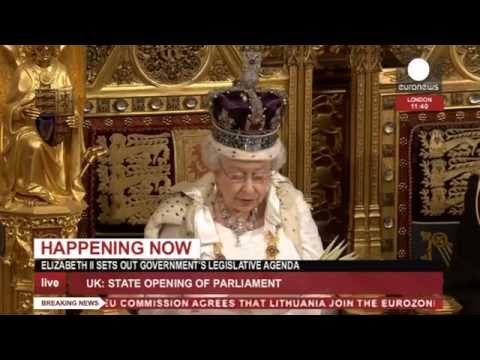 Queen Elizabeth II Speech to Parliament 2014 (recorded live feed)