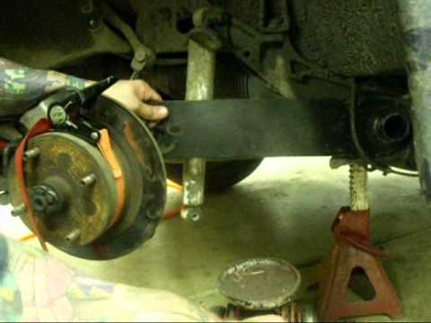 How to lower a swing axle VW with DropPlates, similar to drop spindles part 2.wmv