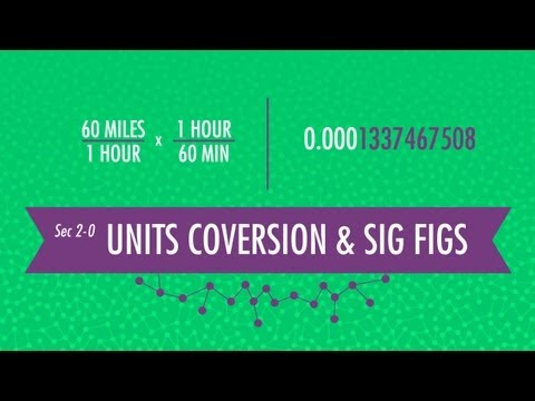 Unit Conversion & Significant Figures: Crash Course Chemistry #2