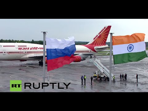 LIVE: Prime minister of India Narendra Modi arrives in Ufa