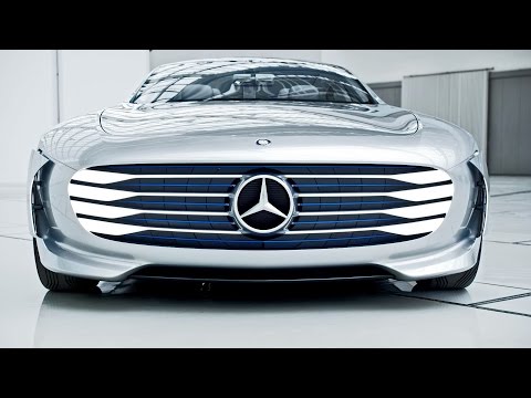 Mercedes-Benz "Concept IAA" (Intelligence Aerodynamic Automobile) Footage